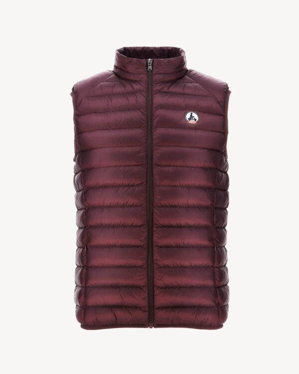 Tom Aubergine Sleeveless Down Jacket