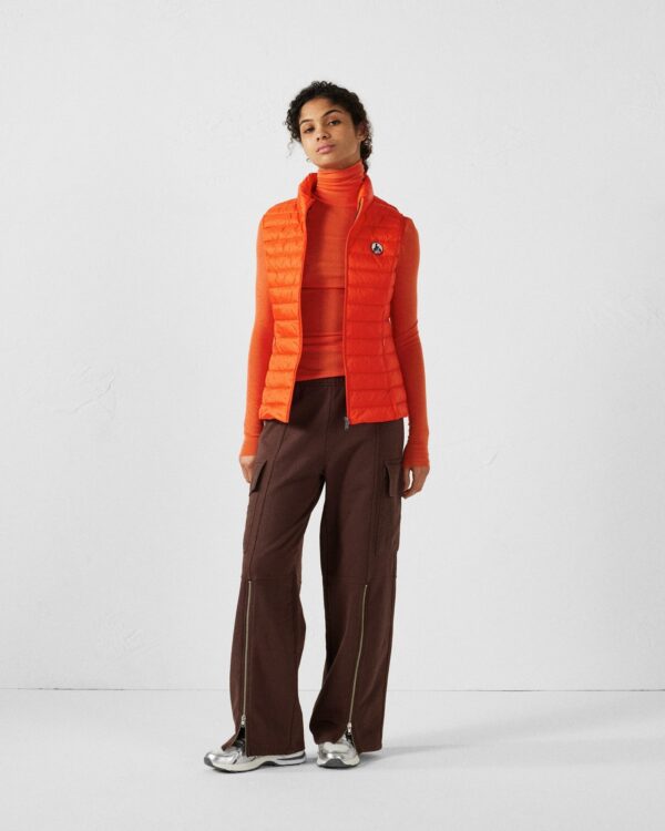 Seda Fire Red Sleeveless Lightweight Down Jacket - Image 5