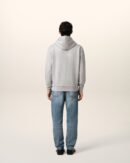 Grey Zip-Up Hoodie Ami de Coeur In Cotton