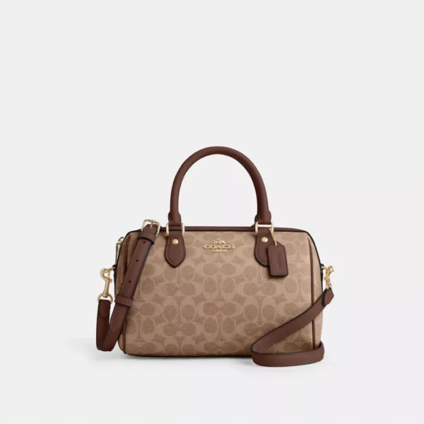 Rowan Signature Canvas Satchel Bag