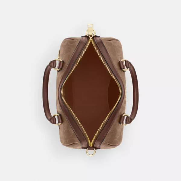 Rowan Signature Canvas Satchel Bag - Image 4
