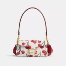 Tabby 20 shoulder bag with cherry pattern
