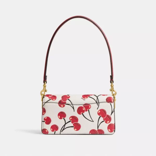 Tabby 20 shoulder bag with cherry pattern - Image 3