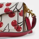 Tabby 20 shoulder bag with cherry pattern
