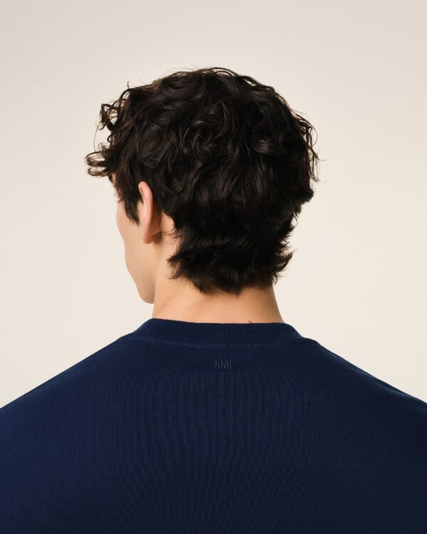 Navy Blue Ami de Coeur Cotton Sweatshirt - Image 7