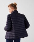 Navy Cha lightweight down jacket