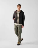 Nico Black Lightweight Hooded Down Jacket