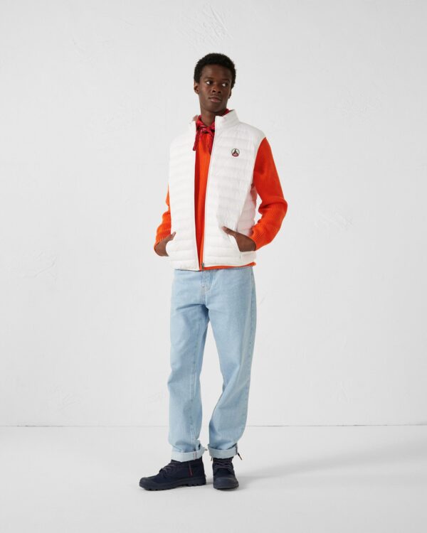 Tom White Sleeveless Down Jacket - Image 2