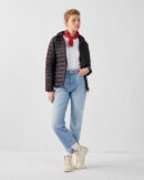 Cloe Black Lightweight Hooded Down Jacket