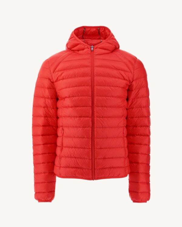 Doudoune légère à capuche Rouge vif Nico