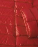 Cloe Bright Red Lightweight Hooded Down Jacket