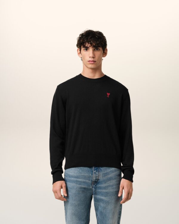 Ami de Coeur Round Neck Wool Sweater - Image 2