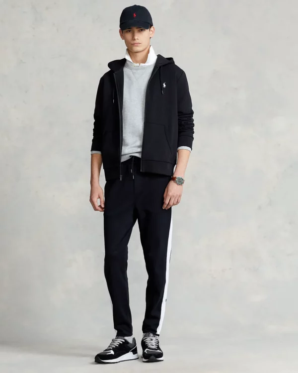 Double Knit Hoodie - Black - Image 2