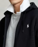Double Knit Hoodie - Black