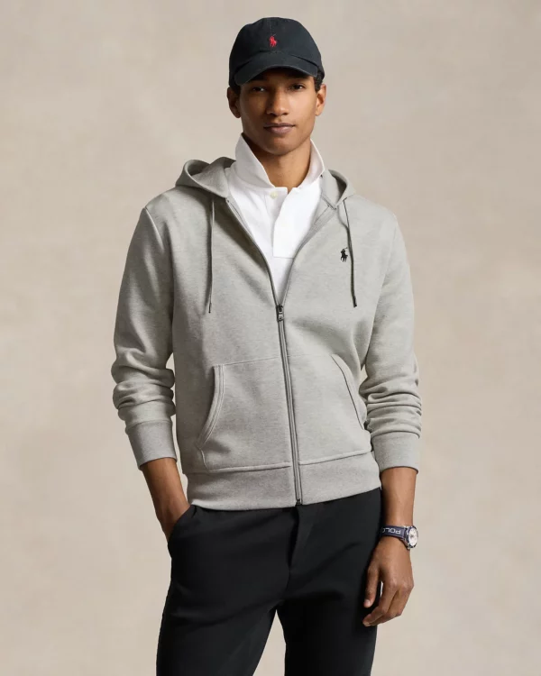 Double Knit Hoodie - Light Sport Heather - Image 2