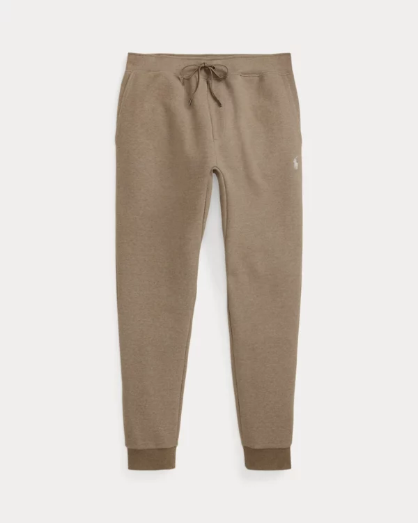 Double Jersey Jogging Pants - Heather Brown