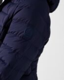 Salma Navy Lightweight Stretch Hooded Down Jacket