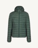 Nico Celadon Green Lightweight Hooded Down Jacket