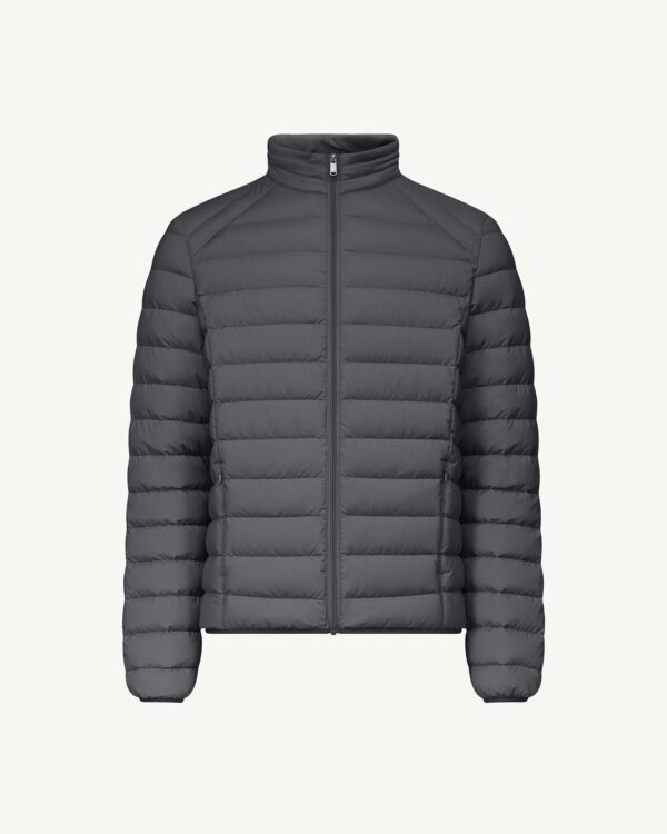 Aragon Anthracite Stretch Lightweight Down Jacket