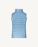 Seda Washed Blue Sleeveless Lightweight Down Jacket