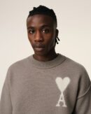 Taupe Ami de Coeur Wool Sweater
