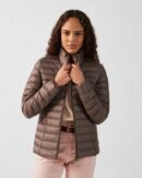 Taupe Cha lightweight down jacket
