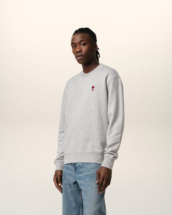 Grey Friend of the Heart Cotton Sweatshirt - Image 4