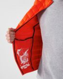 Matte Fire Red Lightweight Down Jacket