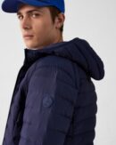 Marine Frantz lightweight stretch hooded down jacket