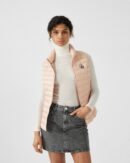 Seda Light Peach Sleeveless Lightweight Down Jacket