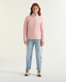 Maia Peach Pink Lightweight Stretch Down Jacket