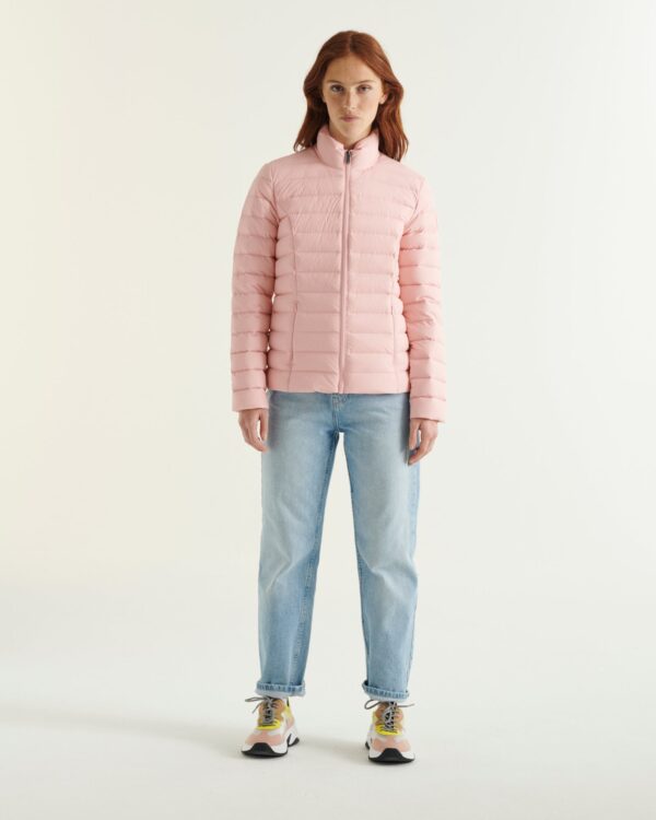 Maia Peach Pink Lightweight Stretch Down Jacket - Image 7