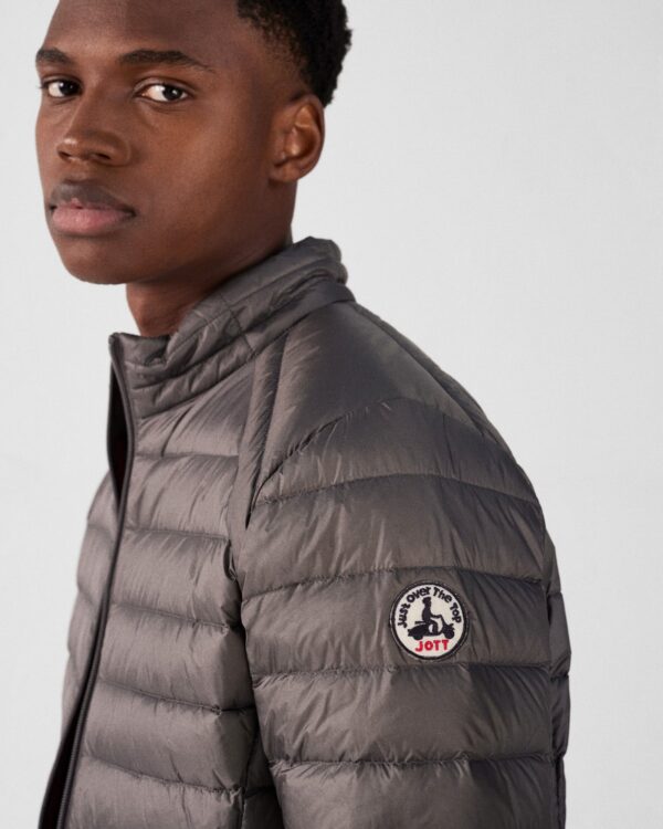 Lightweight down jacket Anthracite Mat - Image 5