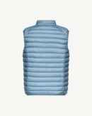 Tom Washed Blue Sleeveless Down Jacket