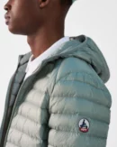 Nico Mineral Green Lightweight Hooded Down Jacket