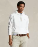 The RL Fleece Hoodie - White