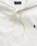 The RL Fleece Hoodie - White