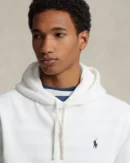 The RL Fleece Hoodie - White