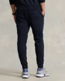 Double jersey jogging pants - Navy Aviator