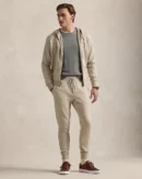 Double Jersey Jogging Pants - Tuscan Beige Heather