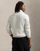 Double knit quarter zip sweater - Soho Chiné
