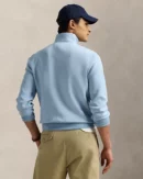 Double Knit Quarter Zip Sweater - Modern Heather Blue