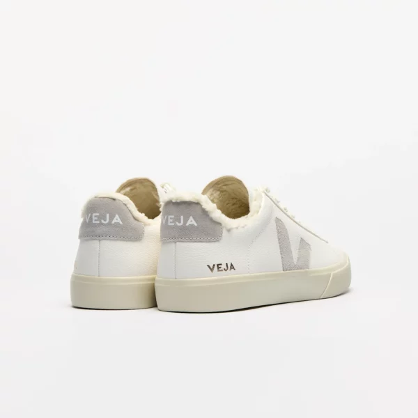 CAMPO FURED LEATHER WHITE LIGHT GREY - Image 3