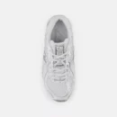 740 Shoes White with Metallic Silver