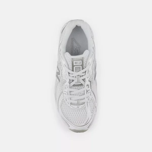 740 Shoes White with Metallic Silver - Image 5