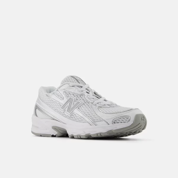 740 Shoes White with Metallic Silver - Image 3