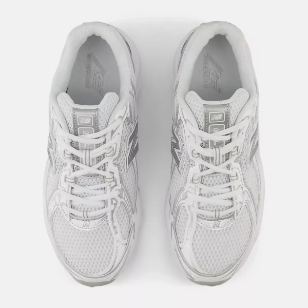 740 Shoes White with Silver - Image 5