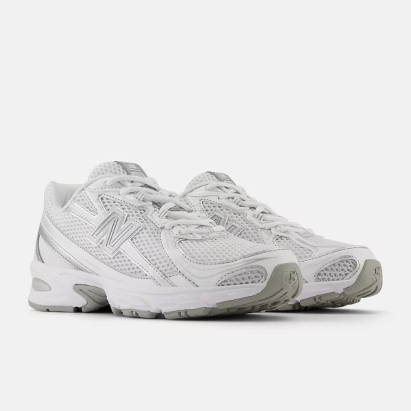 740 Shoes White with Silver - Image 3