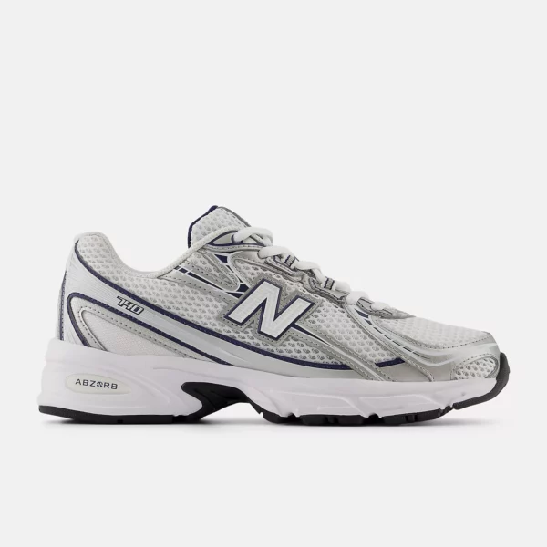 740 Shoes NB Navy with White and Shadow Grey - Image 2