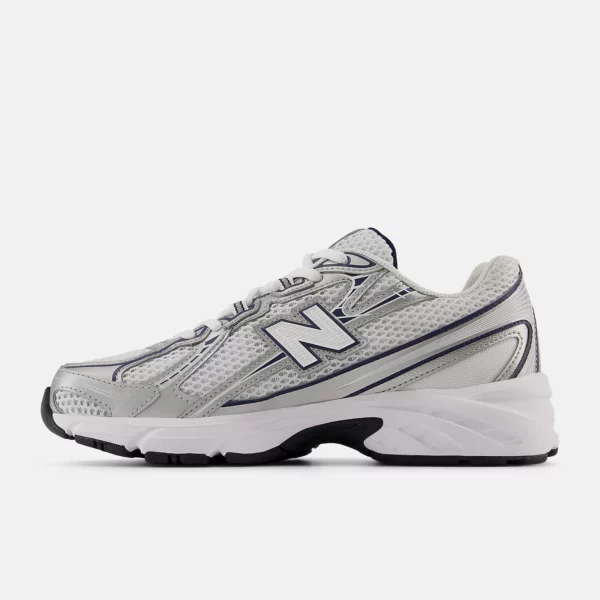 740 Shoes NB Navy with White and Shadow Grey